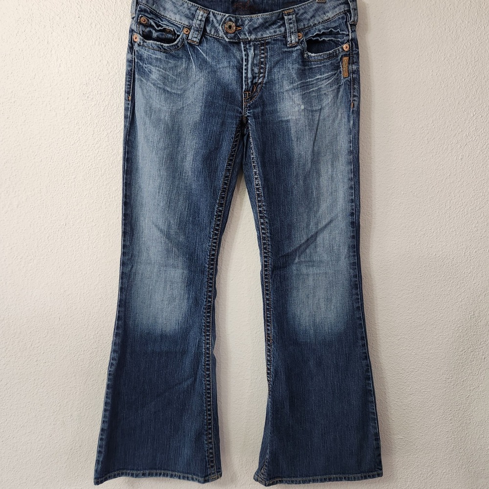 Silver Jeans Women's Flare Wide Leg Jeans - Blue